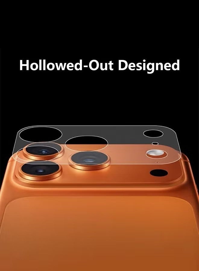 لهاتف iPhone 17 Pro Max 2025، طبقة حماية خلفية للشاشة، طبقة حماية للعدسة، طبقة هيدروجيل شفافة وليس زجاجية - قطعتين - Image 4